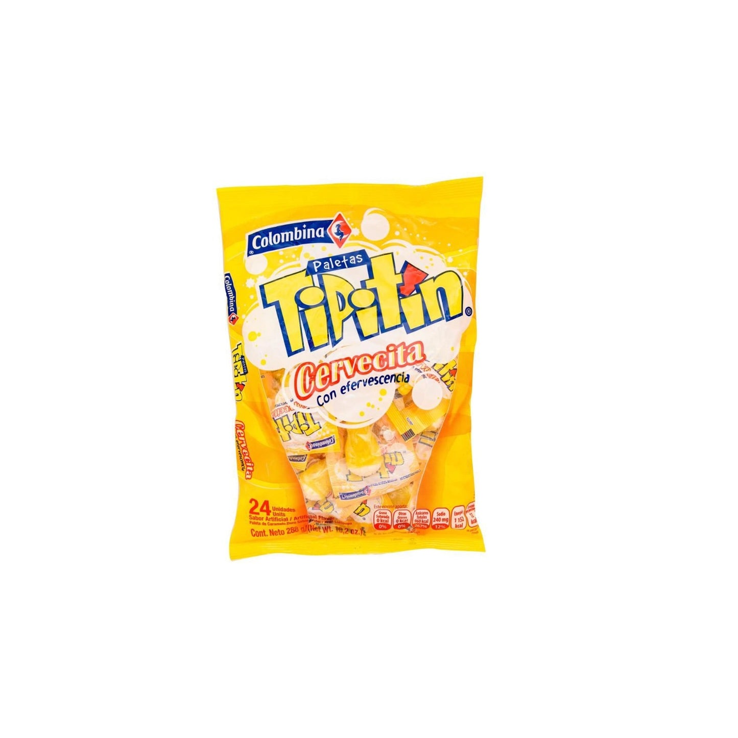 Paletas Tipitín Cervecita 24 Unidades