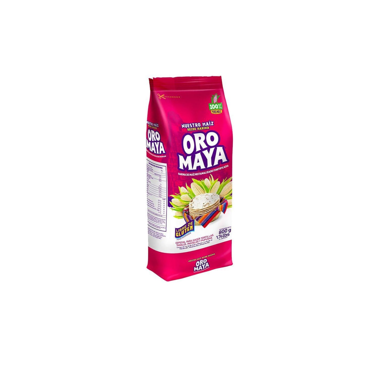 Harina de Maíz Oro Maya 800g/1.76lbs