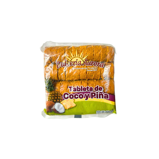Tableta de Coco y Piña Dulcería Aurora 485g