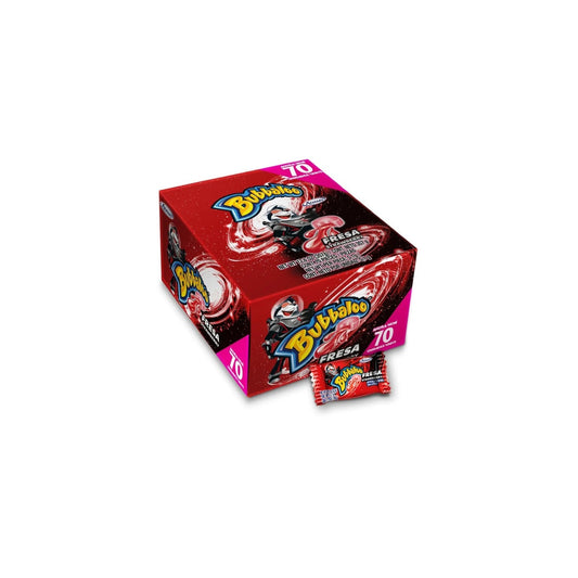 Bubbaloo Fresa Caja/70 Unidades