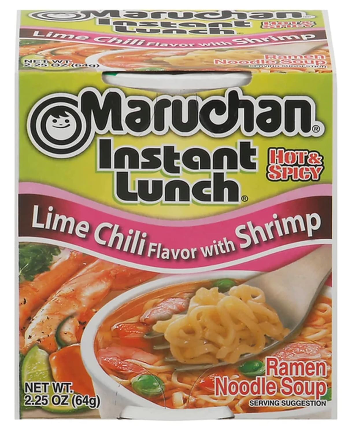 Maruchan Camarón, Limón y Chile.