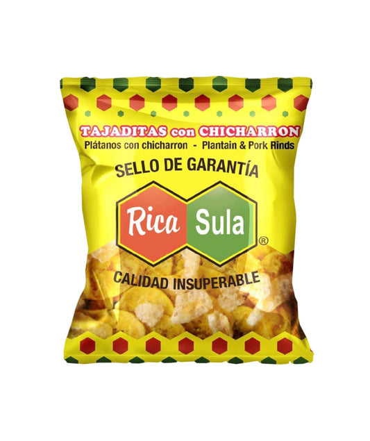 Tajaditas de plátano Rica Sula