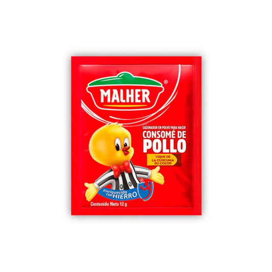 Consomé de Pollo Malher 36 Unidades