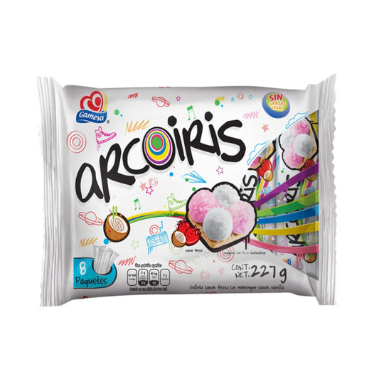 Pack Galletas Arcoíris 8 Unidades