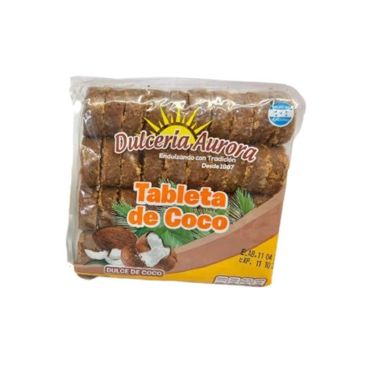 Tableta de Coco/Dulce de Coco  Dulcería Aurora 485g