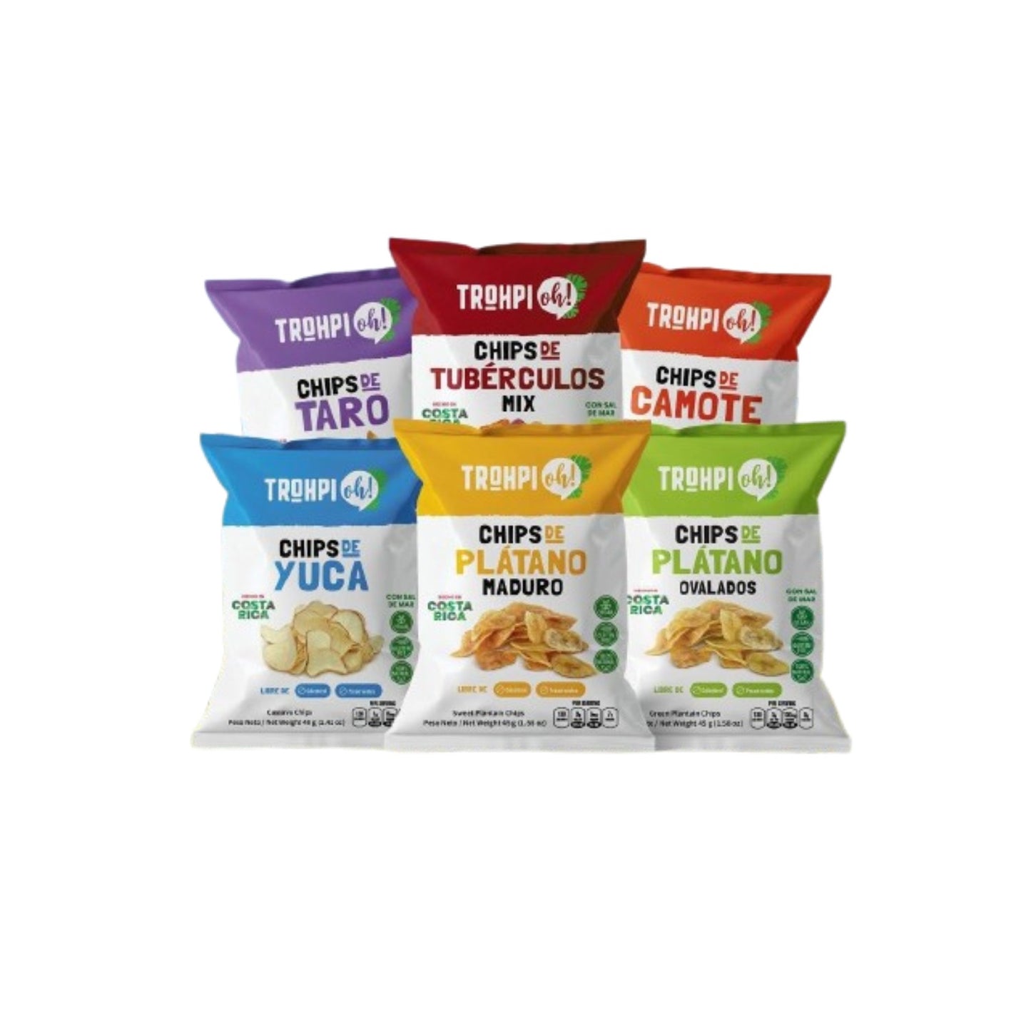 Trohpi Oh! Pack de 5 Unidades Surtido