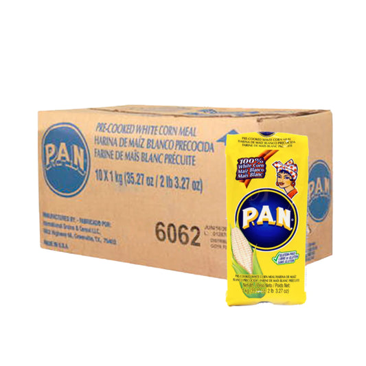 Caja Harina PAN  de maiz blanco x 10 Unidades 2.20 libras