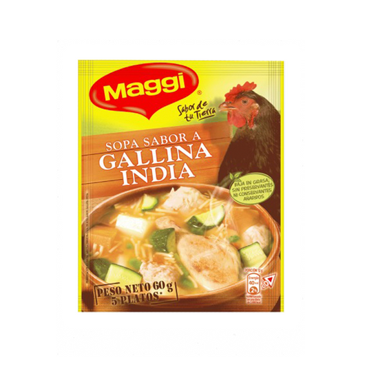 Sopa Maggi gallina india