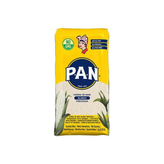 Harina PAN de Maiz Blanco  2.20 Libras