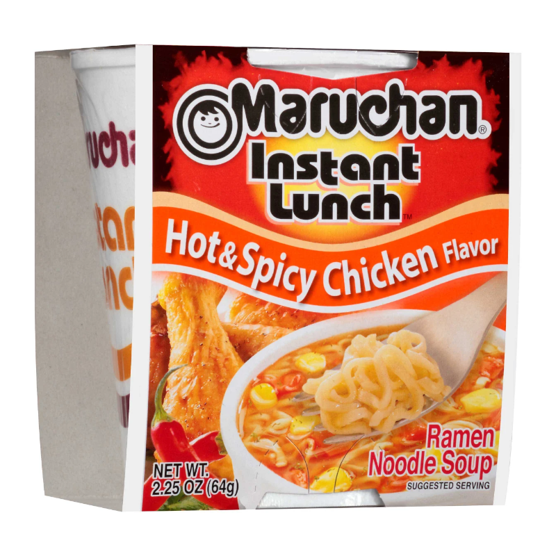 Sopa Maruchan de pollo picante