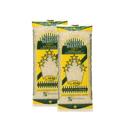 Arroz Blanco Cinco Estrellas 2 Pack/2 Libras